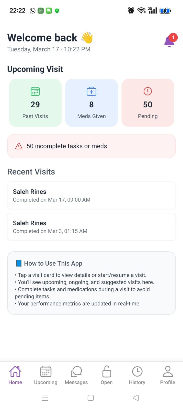 Web App Dashboard